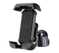 Motorcycle Phone Mount Anti Vibration - Heavy-Duty Bike Cradle, Secure Locking Mechanism, Flexible Rotating Bracket | Motorbike & Scooter Use, RV SUV Mount, Outdoor Adventure, Navigation Support,