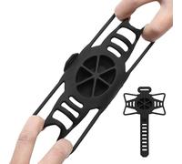 Motorcycle Phone Stand - Flexible Silicone Bike Mount, Universal 360 Degree Rotation, Shock Resistant Holder, Easy Install Design | Smartphone Holder for Motorbike, Scooter, 4.7-7.2 Inch Phones