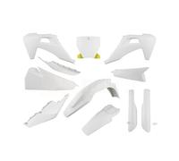 Motorcycle Plastic Fender Fairing Kit Full Body Cover Set Side Panel Mudguard For HUSQVARNA FC FE FX TE 125 250 450 2019-2023(Full White)