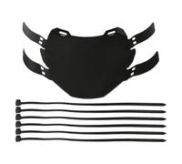 Motorcycle Plate Cover - Registration Plate| Fronte Number Shield | Strap Mount for Motorbike, Anti-Rust Bracket, Easy, Rider Safety Upgrade, Stylish Accessory for Men, Women, Touring, Cruiser Use