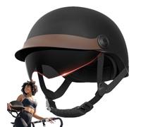MOTORCYCLE POWERSports HATTO SICUREZZA - MEZZA CONTENI DI MOTORE, Casco duro motocross bici | Protection Motorcycle Safety Cappello, mezzo copricapo aperto per cavalcare, ciclismo, sport all'aperto, A