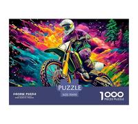 Motorcycle Premium Jigsaw Puzzles for Adults A 1000-Piece Advanced-Level Set Featuring Challenging And Educational Games - Designed As The Jigsaw Puzzles for Adults And Mature Kids
