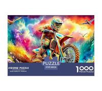 Motorcycle Puzzle Di Ispirazione Museale Per La Famiglia - 1000 Pezzi Con Stampe Puzzle Di Elevata Qualità Artistica - Il Regalo Per Eccellenza Per Un Pubblico 14+ 38x26cm/1000pcs