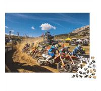 Motorcycle Racing Jigsaw Puzzles 1000 Pezzi Riciclabile Material Dirt Bike Senior Puzzles Impossible Hard Difficult Challenging Educativo Game for Men 70x50cm/1000pcs