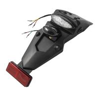 Motorcycle Rear Fender Light Tail Lamp Red Off-Road Motocross Led Universal