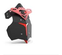 Motorcycle Rear Mudguard Posteriore In Lega Alluminio CNC Moto Parafango Paraspruzzi Fango E Polvere 1 Pezzo(Red)