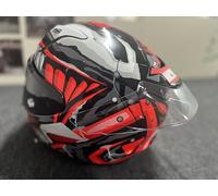 Motorcycle Rear Trim Helmet Spoiler Case Visor Strips for HJC RPHA 12 Helmet Accessories (Transparence)