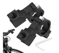 Motorcycle Rearview Mirror Clamp - 2 Piece Alloy Mount Bracket | Universal Holder For Scooter Cycling Road Travel Outdoor Riding Safety Secure Installation