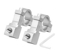 Motorcycle Rearview Mirror Mount | 2 Pieces Universal Aluminum Alloy Clamp | Motorcycle Rearview Mirrors Bracket | for Hiking Outdoor Fishing Cycling Mountain Road Commuting Travel Riding