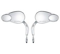 Motorcycle Rearview Mirror Per Harley Road King Electra Glide Fat Boy 114 Heritage Softail Sportster 883 5/16 "Split Vision Specchietto retrovisore laterale(Chrome)