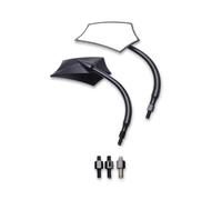 Motorcycle Rearview Mirror Per Road King Street Glide Softail Dyna Black Specchietti retrovisori laterali per moto
