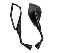 Motorcycle Rearview Mirror Specchietto Retrovisore Moto Da 10mm Specchio Sinistro E Destro Per Ducati 848 1098 / R Monster 695 696 796 821 1000 1100 1200(Black)