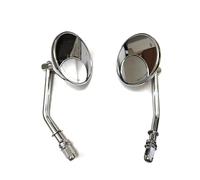 Motorcycle Rearview Mirror Specchietto Retrovisore Moto In Alluminio Nero Cromato Per Cross Bones Dyna Fatboy Road King Forty-Eight(Chrome)