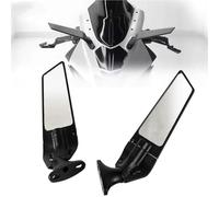 Motorcycle Rearview Mirror Specchietto retrovisore rotante regolabile con ala del vento per moto per YZF R6 R1 R25 R3 R125 R15(Big size)