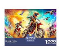 Motorcycle Ride Puzzle Della Galleria D'Arte - 1000 Pezzi Con Immagini Che Ispirano E Meravigliano - Il Regalo Di Festa Che Piace A Tutti 38x26cm/1000pcs