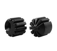 Motorcycle Saddle Lowering Kit - 2 pezzi Rubber Seat Adjuster, Conversion Accessory, Adjustable Mounting Component, Bike Seat Enhancer, Precise 10 mm Position Tool, Lightweight Motorcycle Equipment