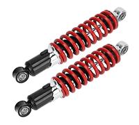 Motorcycle Shock Absorber 2 Pcs | 250mm Suspension Damper for 50cc - 125cc Off - Road Pit Vehicle/ATV/Go Kart | Adjustable Spring, High Strength Steel Alloy