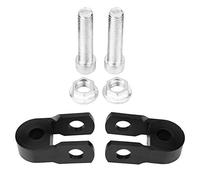 Motorcycle Shock Absorber Risers | 3cm Height Lift for Steadiness & Spine Protection | Universal Damping Pads for Motorcycles/ATVs/Scooters | High - Strength Aluminum Alloy (With screws)