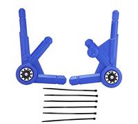 Motorcycle Side Frame Guard Protector | ABS Replacement for Brand R1250GS LC / R1250GS ADV LC 2019-2021 | Crash Protection & Abrasion Durability | 2 - Pack with Cable Ties (Blue)