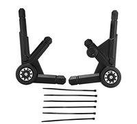 Motorcycle Side Frame Guard Protector | ABS Replacement for Brand R1250GS LC / R1250GS ADV LC 2019-2021 | Crash Protection & Abrasion Durability | 2 - Pack with Cable Ties (Black)