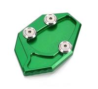 Motorcycle Side Stand Enlarge Extension For Ninja ZX14R ZX14 ZZR1400 GTR1400 / Concours 14 Kickstand Foot Pad Support(Green NO LOGO)