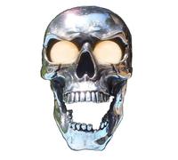 Motorcycle Skull Headlight - Retro Resin Decorative Lampada decorativa, design spaventoso unico | Gothic Halloween Party Prop, accessorio di guida spaventoso, regalo per gli amanti dei motociclisti