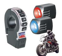 Motorcycle Speakers - Handlebar Audio System for Riding Entertainment | Aluminum Housing with Weather Shielding, Wired Sound Output Device, Compact Music Playback Accessory for Bikes 2.5 in