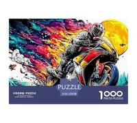 Motorcycle Superior 1000-Piece Jigsaw Puzzles for Adults Delivering A Series of Challenging Educational Games - Positioned As The Ideal Educational Gift Jigsaw Puzzles for Adults And Kids Age 1