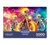 Motorcycle Superior 1000-Piece Jigsaw Puzzles for Adults Delivering A Series of Challenging Educational Games - Positioned As The Ideal Educational Gift Jigsaw Puzzles for Adults And Kids Age 1