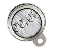 Motorcycle Tax Disc Holder, Aluminum Alloy with Waterproof Seal, Includes Hex Key, Compatible with Scooters and Motorcycles