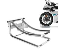 Motorcycle Tire Changing Stand - Height Adjustable Lift Rack, Tire Installation Assistance Tool for Motorbike, Garage Workshop Replacement, Compact and Space Saving Desig, 9.4x6.2inch
