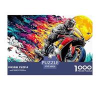 Motorcycle Titanic Jigsaw Puzzles for Adults Tackle The 1000-Piece (Advanced) Gauntlet of Impossible, Hard, And Difficult Challenging Puzzle Games - The Defining Gift Jigsaw Puzzles for Serious