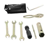 Motorcycle Tool Kit - Scooter Maintenance Tools, Motor Scooter Repair Pliers and Wrench Set with Plug Socket, Complete Tool Kit with Storage Bag for Snowmobile ATV Moped Bike DIY Repair