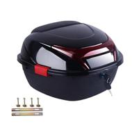 Motorcycle Top Case - Built-In Base Waterproof Design Large Reflectors | Motorcycle Storage Carrier Case for Storing Clothes Hats Other Items