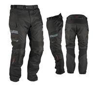 Motorcycle Trousers Waterproof Motorbike Textile Thermal Black Size 28
