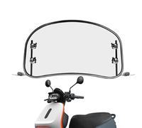 Motorcycle Wind Screen, Shock Proof Shield, Anti Scratch Deflector, Strength Scooter Windshield, Multipurpose Riding Protection Feature for Bike, Touring, Highway, City Roads, 15.74 X 9.44 Inches