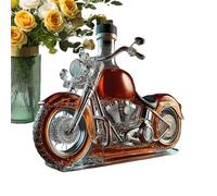 Motorcycle Wine Decanter - Bottle Aerator for Stylish Pouring | Glass Construction with Motorcycle Shape, Liquor Dispenser for Men Dad Lovers, Kitchen Bar Accessory, Whisky