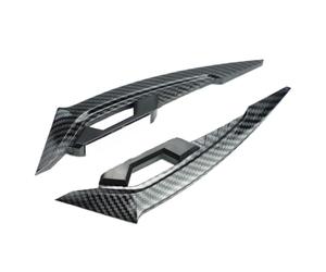 Motorcycle Winglet Spoiler - Front Fairing Aerodynamic Wing Kit | Racing Style Air Deflector Pair | High Speed Stability Enhancer, Universal Bike Motorcycle Body Wind Control Performance