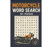 Motorcycle Word Search Puzzle Book 50+ Puzzles: Word Search with easy to read print about Motorcycles