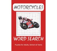 Motorcycle Word Search Puzzle Book: Word Searches with Easy to Read Print about Motorcycles, Motorcycle riding, Motorcycle Racing and More| 6x9 ... Gift for Vacations, Holidays and Free Times