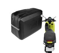 Motorcycles Back Rest Bags, 9L PVC Reflective Tail Bag, Ampia Capacity Cycling Storage Pouch with Zipper, Ideal for Tools, Mobile Phones, Outdoor Riding, Commuting, Touring