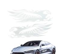 Motorcycles Stickers and Decals - 9.06x5.71 inches Car Vehicle Stickers, Eagle Design, long lasting Reflective Waterproof | Sellf-Adhesive Patch for Bikes Scooter Dirt Laptop Truck, Vintage Decorative