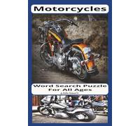 Motorcycles: Word Search Puzzle Book About Motorcycles And More | 6x9", 110 pages, 55 puzzles.