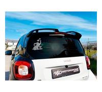 Motordrome Spoiler da tetto compatibile con Smart Fortwo (453) 2014-2024 (PU)