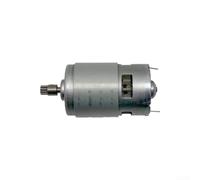 Motore 21V 775 con 9 denti per mini timone e coltivatore, argento | Costruzione in metallo, peso 355 g, 10 x 6 x 6 cm, adatto per mini motozappe, efficiente allentamento del suolo