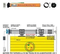 Motore 230 V Serranda Avvolgibile Casa Sali Scendi x Tapparella 90 kg Automatica