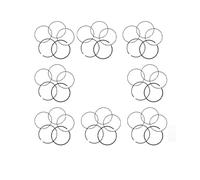 Motore 8 pezzi Set di fasce elastiche Compatible With pistoni 4,4 L Compatibile con M/W M5 M6 X5 X6 F07 F10 F90 F06 F13 F16 N63 N63B44 4,4 L V8 GAS 11257574822