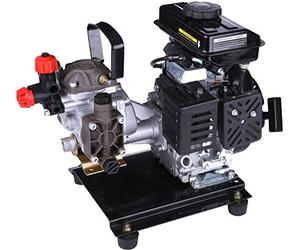 Motore 80CC 2,5 CV a benzina a 4 tempi con gruppo di spruzzatura e uscita max. 20L/min.