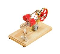 Motore A Bassa Temperatura Stirling Generatore Elettricità Modello Esperimento Esperimento Calore Con Progetta Simulazione Del Processo Combustione
