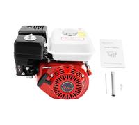 Motore a benzina 4 tempi 5100w 7.5CV Motore Termico a Benzina Motore Kart Con Albero Raffreddamento ad Aria Allarme Mancanza di Olio Avviatore Elettrico 3.6l Rosso